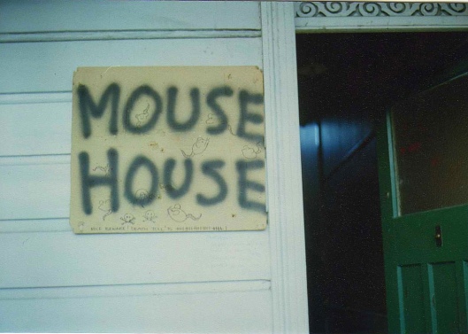 The Mouse House, photographed in 1991. Image courtesy of Sarah Gallagher.