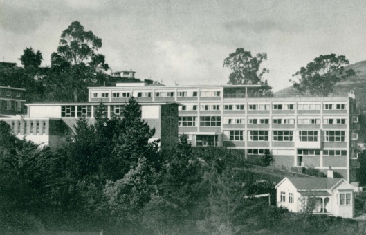 An early view of the building. Image courtesy of Aquinas College.