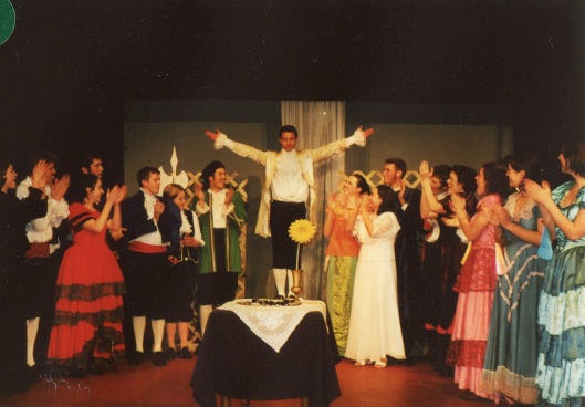 The German play, a popular annual event since 1954. This production was in 2002. Image courtesy of Alyth Grant.